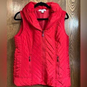 Laura Ashley Women’s Vest. Red. Size Medium